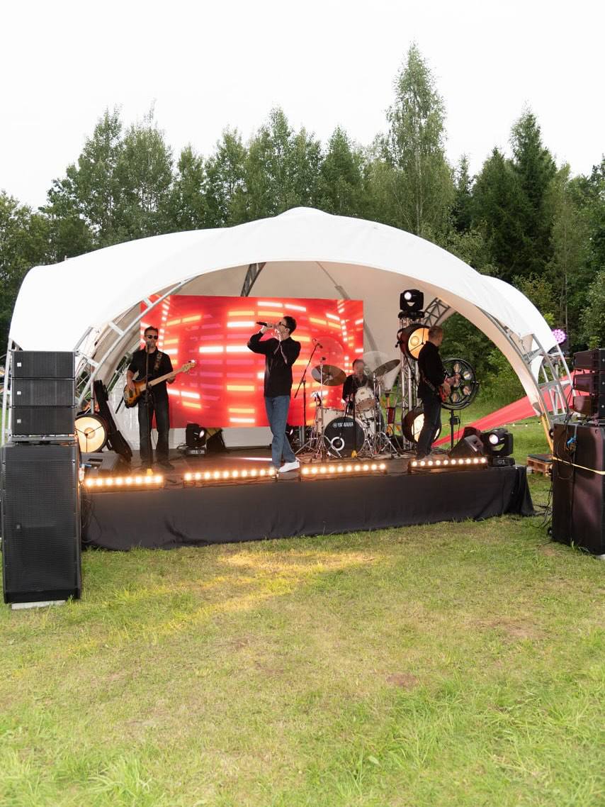 LED стены фестиваля